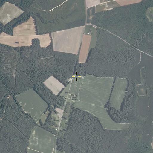 Aerial/Satellite Image of Spratley Cemetery, VA