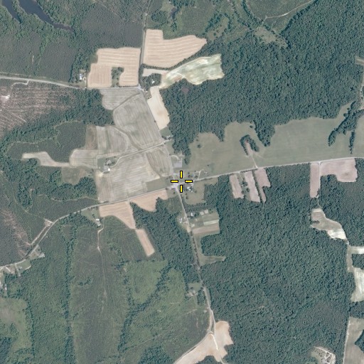Aerial/Satellite Image of Stevensville, VA
