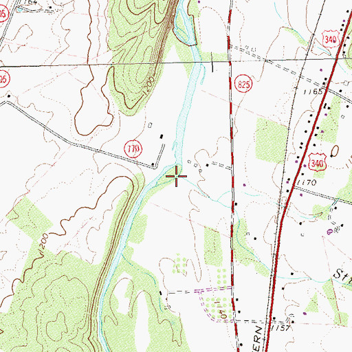 Topographic Map of Stull Run, VA