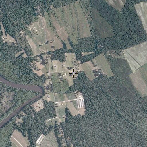 Aerial/Satellite Image of Sycamore Church, VA