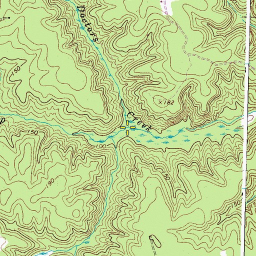 Topographic Map of Tanyard Swamp, VA