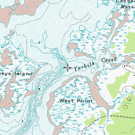 Topographic Map of Tarkill Creek, VA