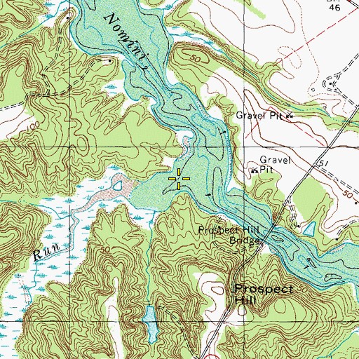 Topographic Map of Templeman Run, VA