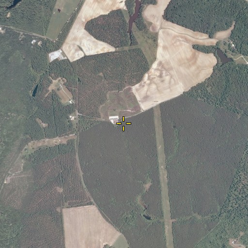 Aerial/Satellite Image of Third Mount Zion Church, VA