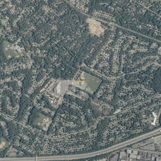 Aerial/Satellite Image of Henry David Thoreau Middle School, VA
