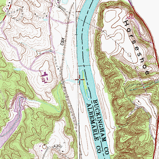 Topographic Map of Totier Creek, VA