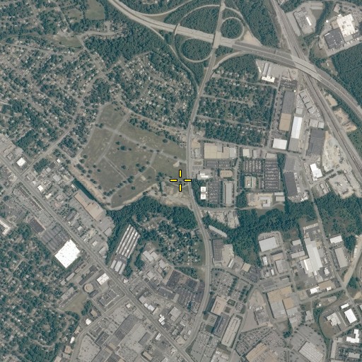 Aerial/Satellite Image of Trinity Church, VA