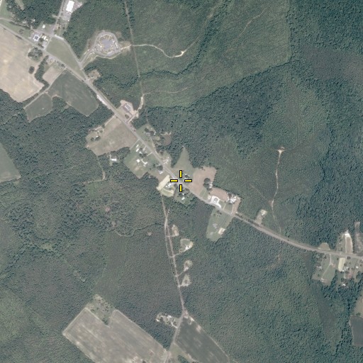 Aerial/Satellite Image of Whites Shop, VA