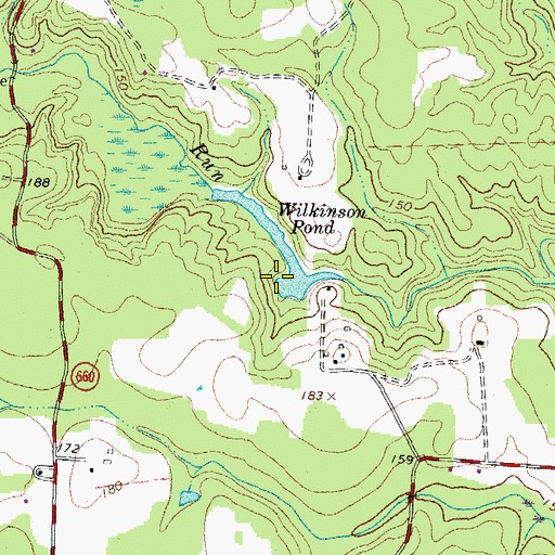 Topographic Map of Wilkinson Pond, VA