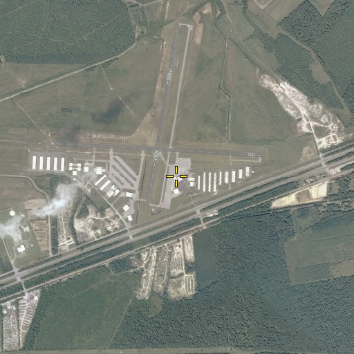 Aerial/Satellite Image of Hampton Roads Executive Airport, VA