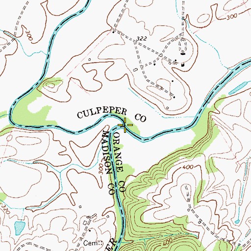 Topographic Map of Robinson River, VA