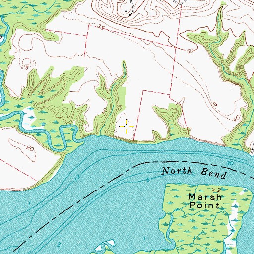 Topographic Map of Old Woodlawn, VA