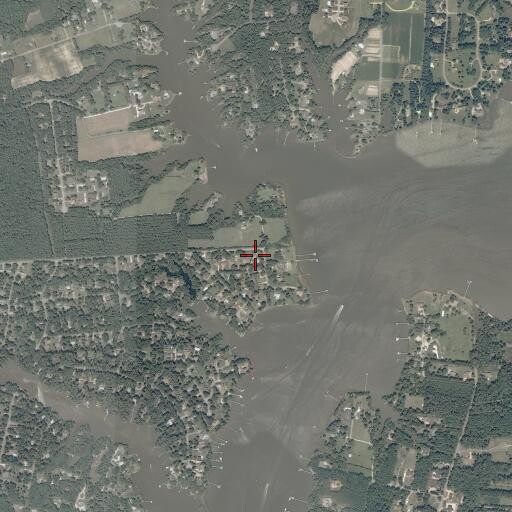 Aerial/Satellite Image of Yorkville, VA
