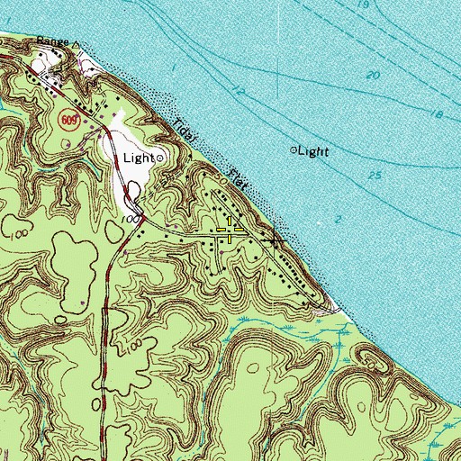 Topographic Map of Guilford Heights, VA