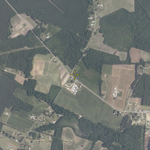 Aerial/Satellite Image of Bakers Crossing, VA