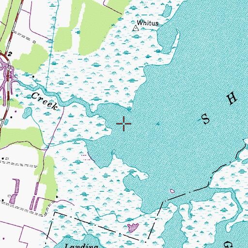 Topographic Map of Beggars Bridge Creek, VA