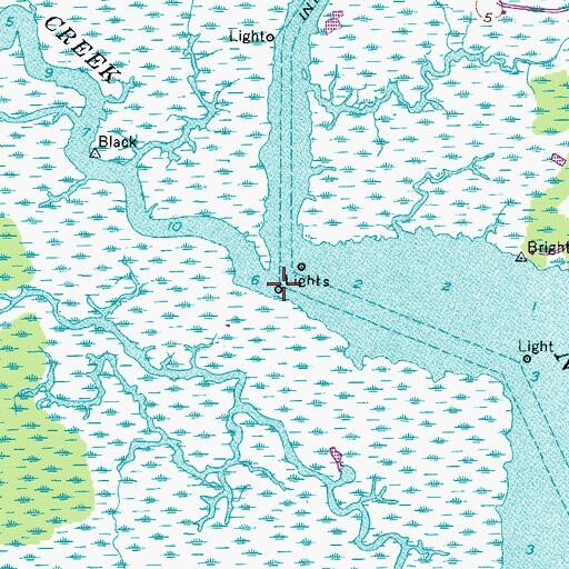 Topographic Map of Blackwater Creek, VA