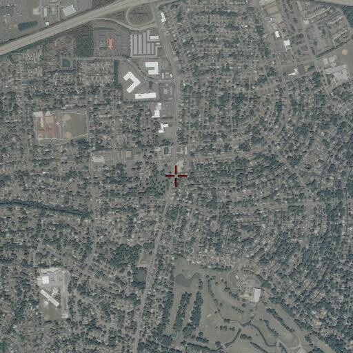 Aerial/Satellite Image of Bow Creek Church, VA