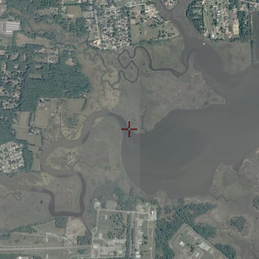 Aerial/Satellite Image of Brick Kiln Creek, VA