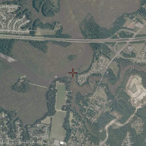 Aerial/Satellite Image of Burnetts Mill Creek, VA