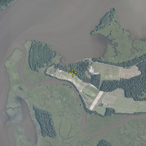 Aerial/Satellite Image of Bush Neck, VA