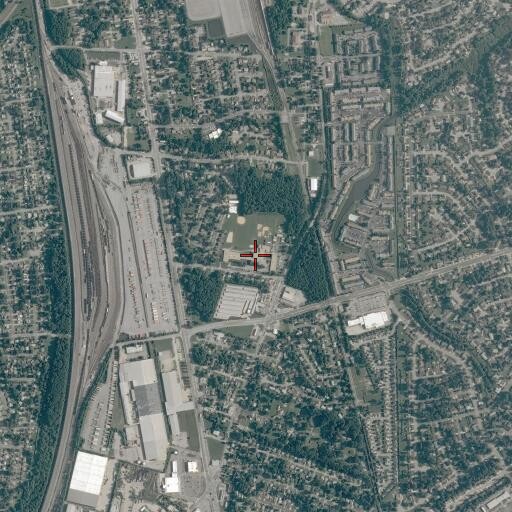 Aerial/Satellite Image of George W Carver Intermediate School, VA