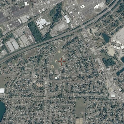 Aerial/Satellite Image of Cavalier Manor Elementary School, VA
