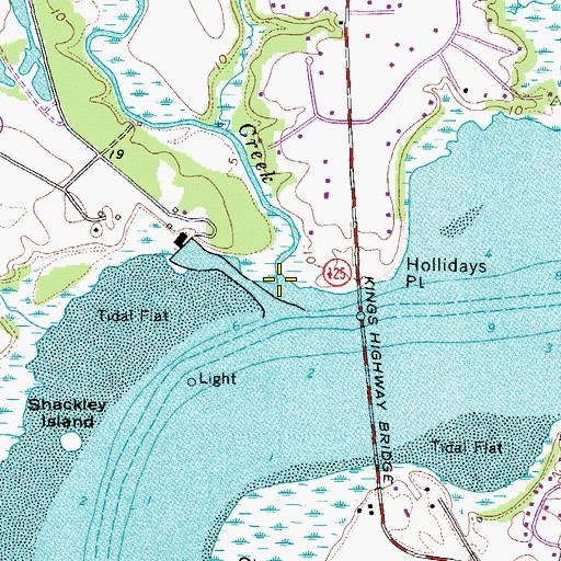 Topographic Map of Cedar Creek, VA