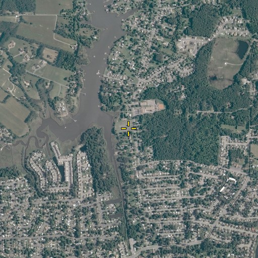 Aerial/Satellite Image of Clark Cemetery, VA