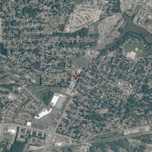 Aerial/Satellite Image of Cradock High School, VA