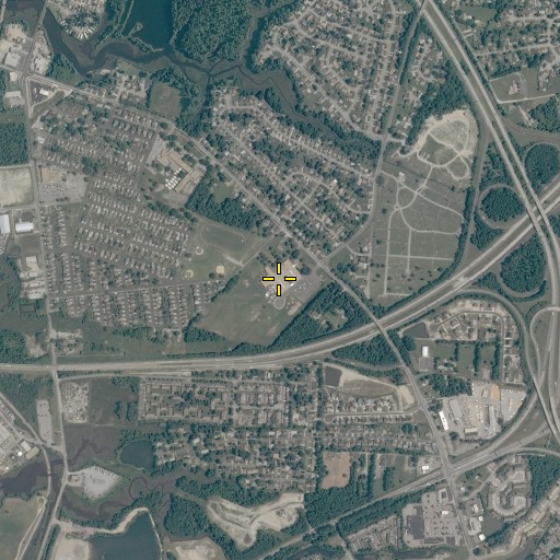 Aerial/Satellite Image of Crestwood Intermediate School, VA