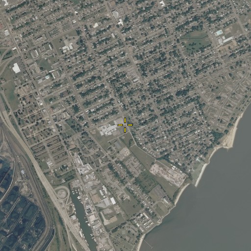 Aerial/Satellite Image of Dunbar Erwin Middle School, VA
