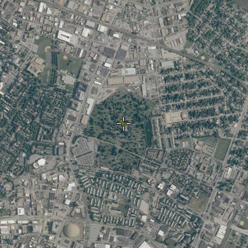 Aerial/Satellite Image of Elmwood Cemetery, VA