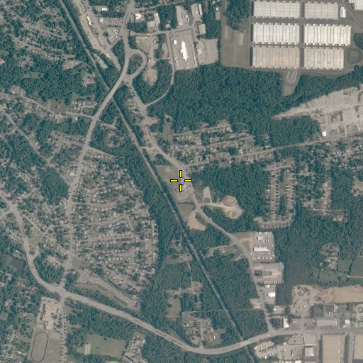 Aerial/Satellite Image of Hickory Hill School, VA