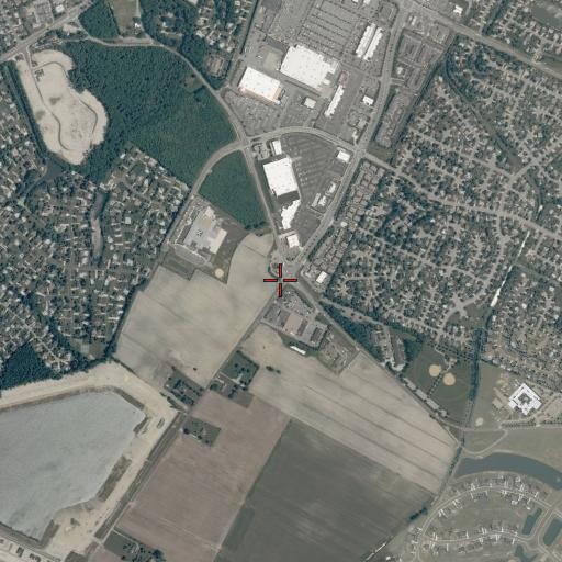Aerial/Satellite Image of Hills Corner, VA
