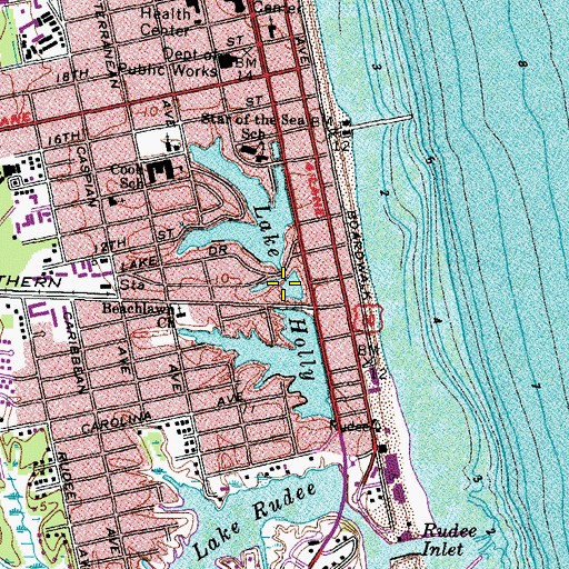 Topographic Map of Lake Holly, VA