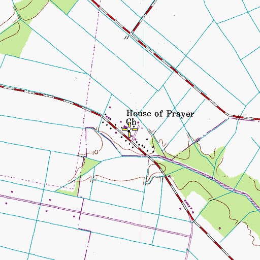 Topographic Map of United House Of Prayer For All People, VA