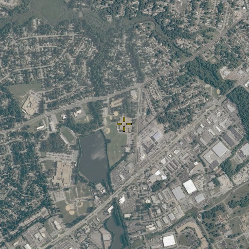 Aerial/Satellite Image of Indian River Middle School, VA