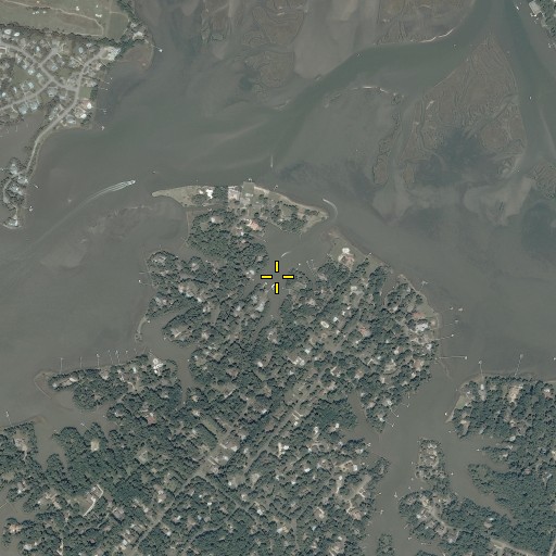Aerial/Satellite Image of Keeling Cove, VA