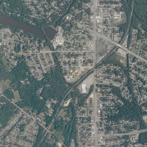 Aerial/Satellite Image of Lakeview Elementary School, VA