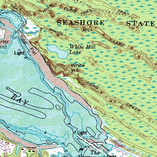 Topographic Map of Long Creek Trail, VA