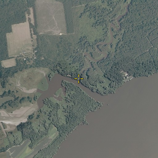 Aerial/Satellite Image of Mapsico Creek, VA