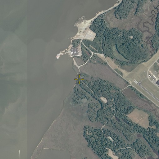 Aerial/Satellite Image of Morleys Gut, VA