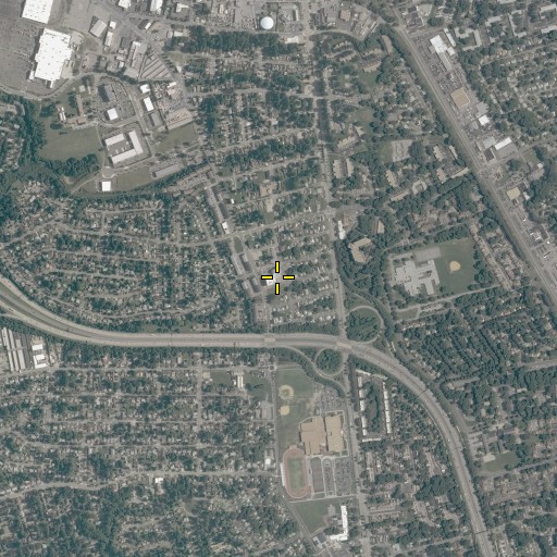 Aerial/Satellite Image of Mount Gilead Church, VA