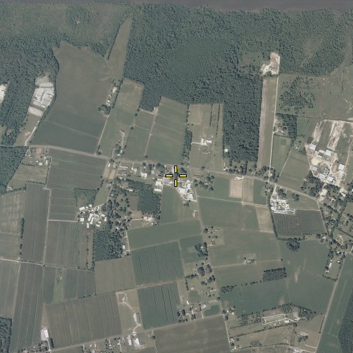 Aerial/Satellite Image of Mount Pleasant Church, VA
