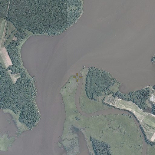 Aerial/Satellite Image of Nettles Creek, VA