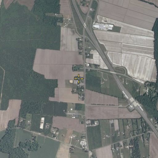 Aerial/Satellite Image of Pleasant Grove Church, VA