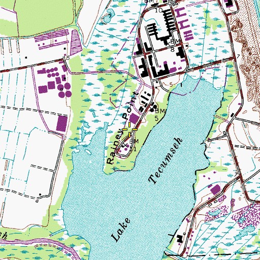 Topographic Map of Rainey Point, VA