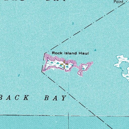 Topographic Map of Rock Island Haul, VA