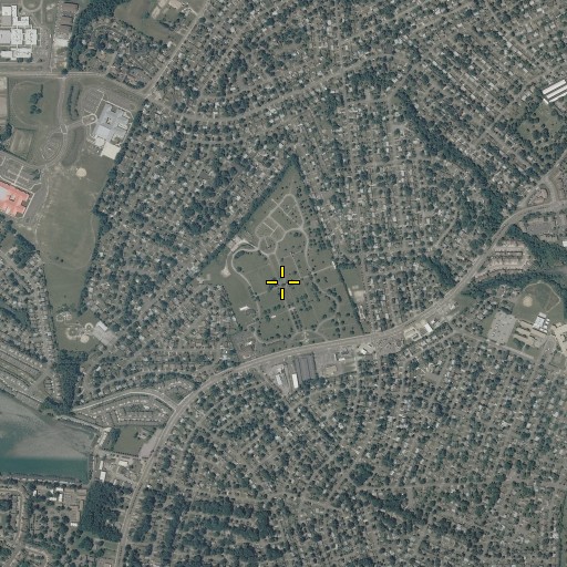 Aerial/Satellite Image of Rosewood Memorial Park, VA